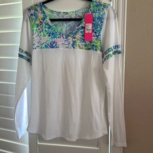 Lilly Pulitzer Amara Top in “Shell of a Party”